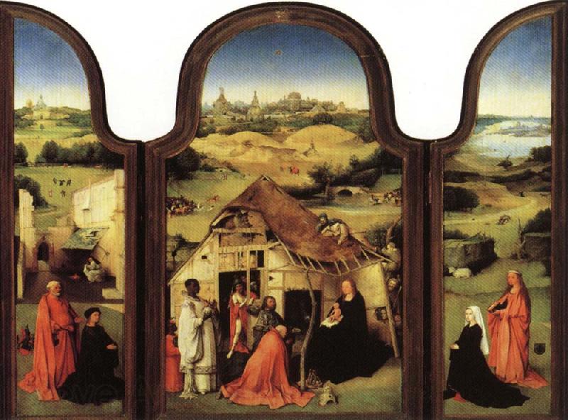 BOSCH, Hieronymus Triptych of the Epiphany Norge oil painting art